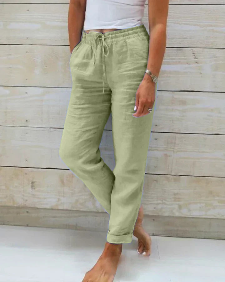 JO | Fitted and airy pants