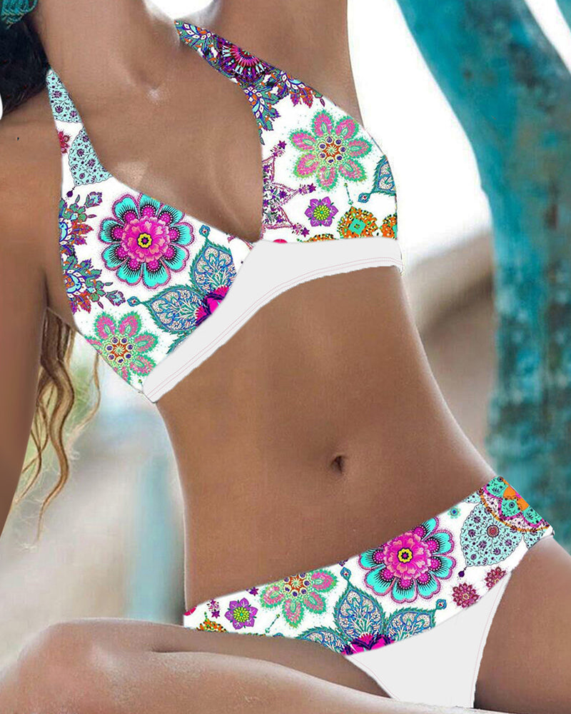 JO | Bikini set with floral pattern