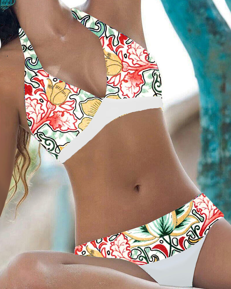JO | Bikini set with floral pattern
