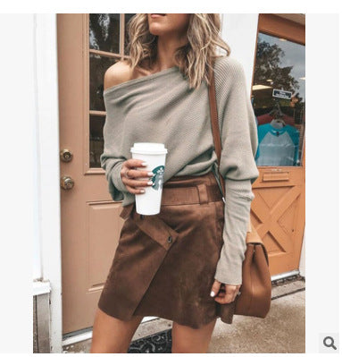 JO | Sexy off-shoulder sweater