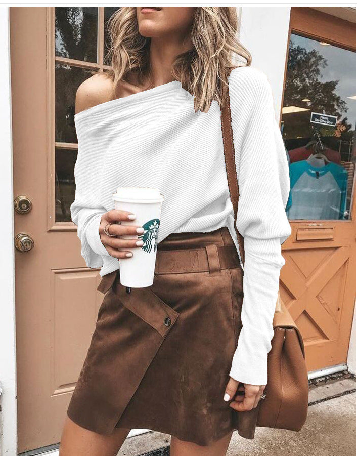 JO | Sexy off-shoulder sweater