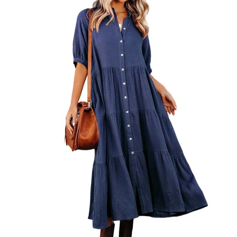 JO | Midi shirt dress with pockets