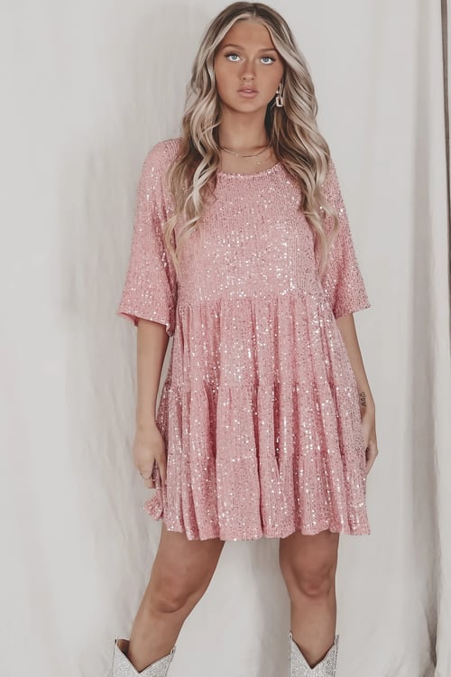 JO | Sequin glittering mini dress