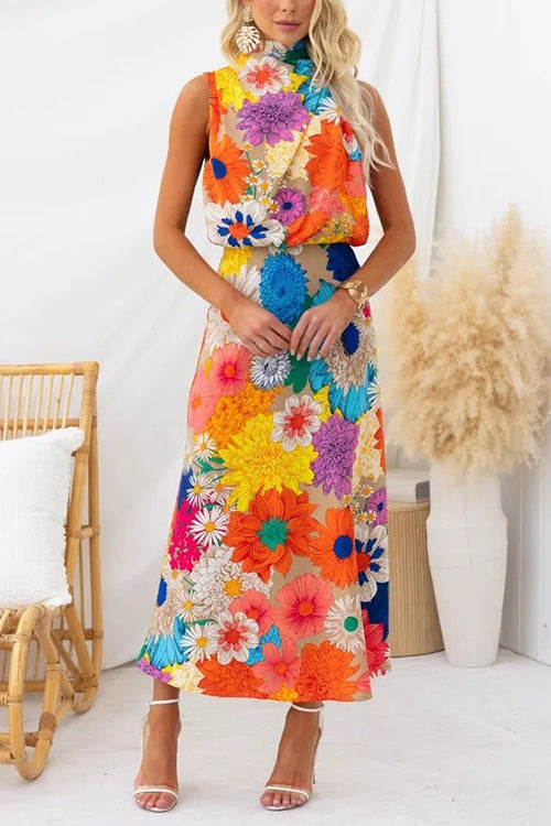 JO | Liora maxi dress with floral print