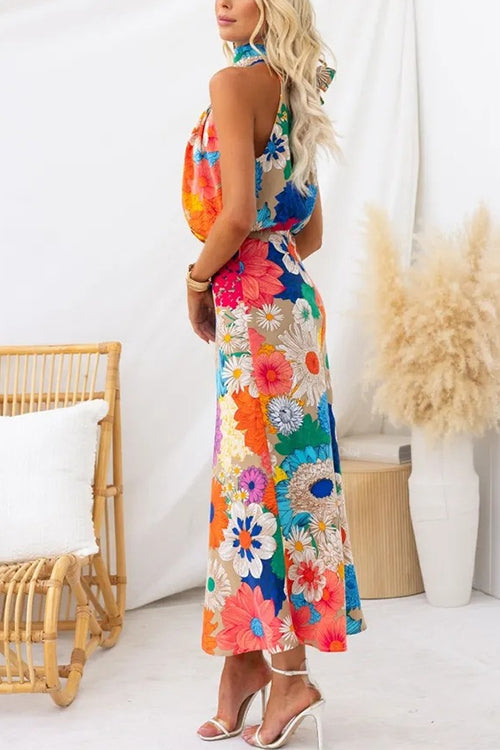 JO | Liora maxi dress with floral print