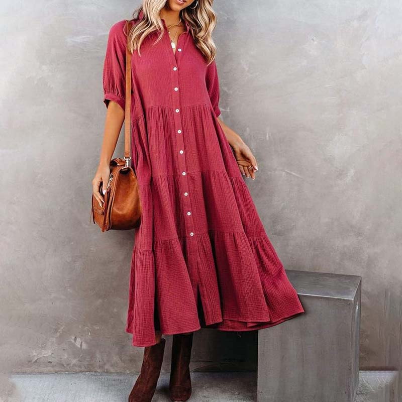 JO | Midi shirt dress with pockets