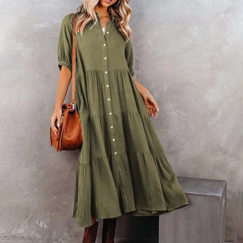 JO | Midi shirt dress with pockets