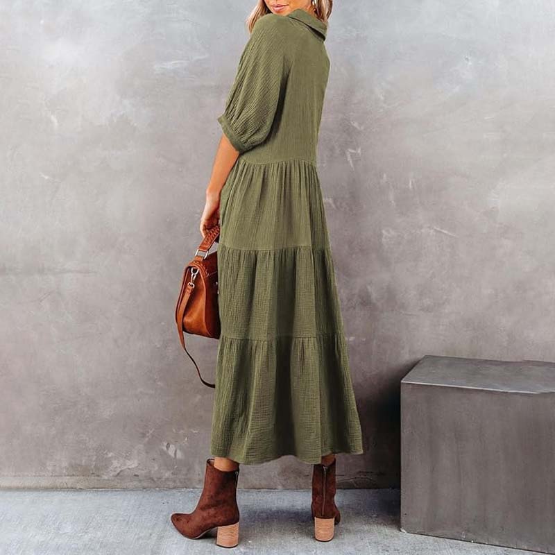 JO | Midi shirt dress with pockets