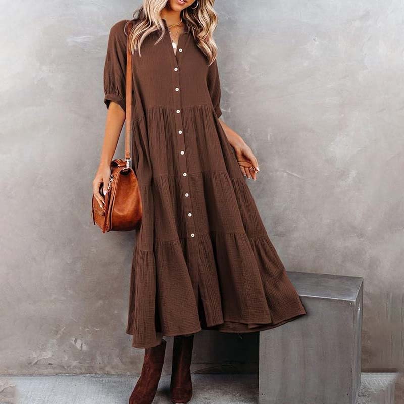 JO | Midi shirt dress with pockets