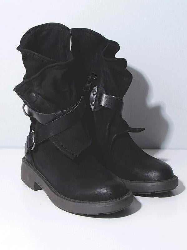 JO | Vintage ankle boots with buckles
