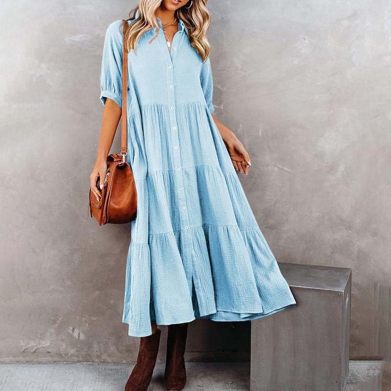 JO | Midi shirt dress with pockets