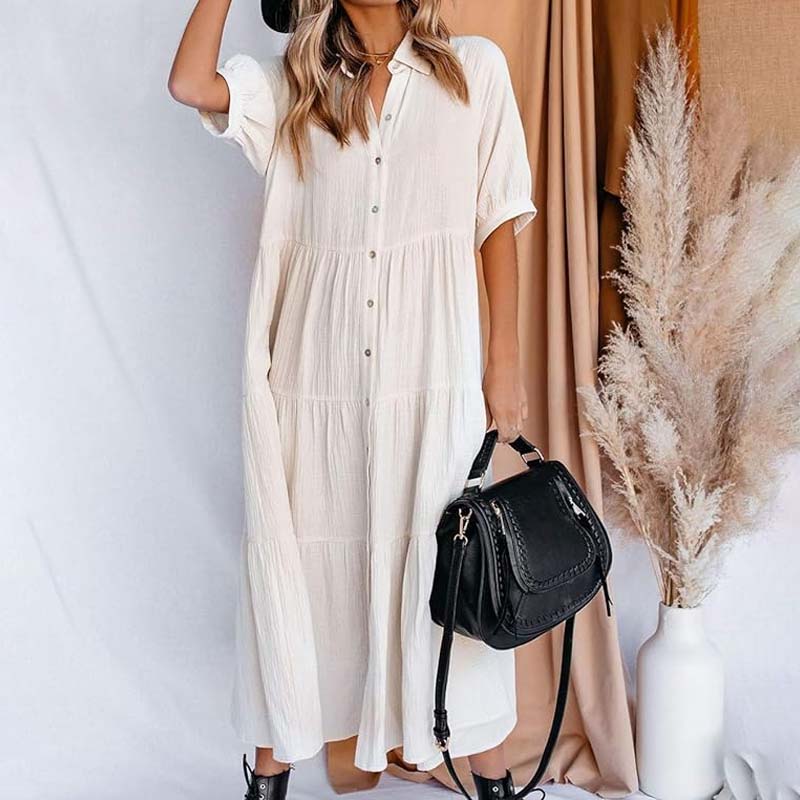 JO | Midi shirt dress with pockets