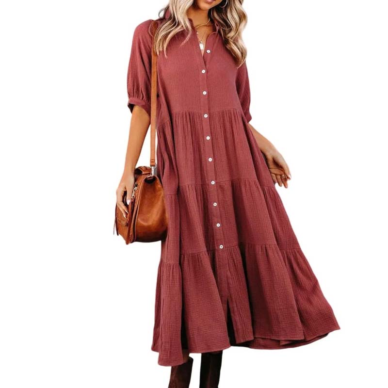JO | Midi shirt dress with pockets