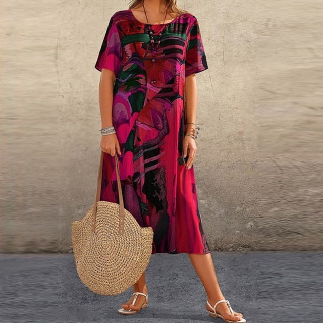 JO | Effortless off-the-shoulder maxi dress