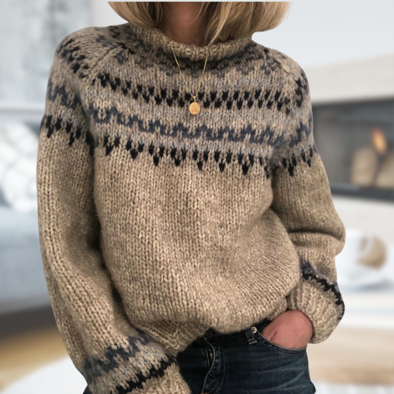 JO | Classic patterned sweater