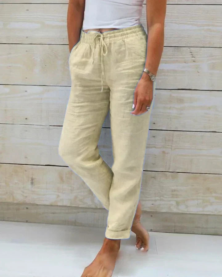 JO | Fitted and airy pants