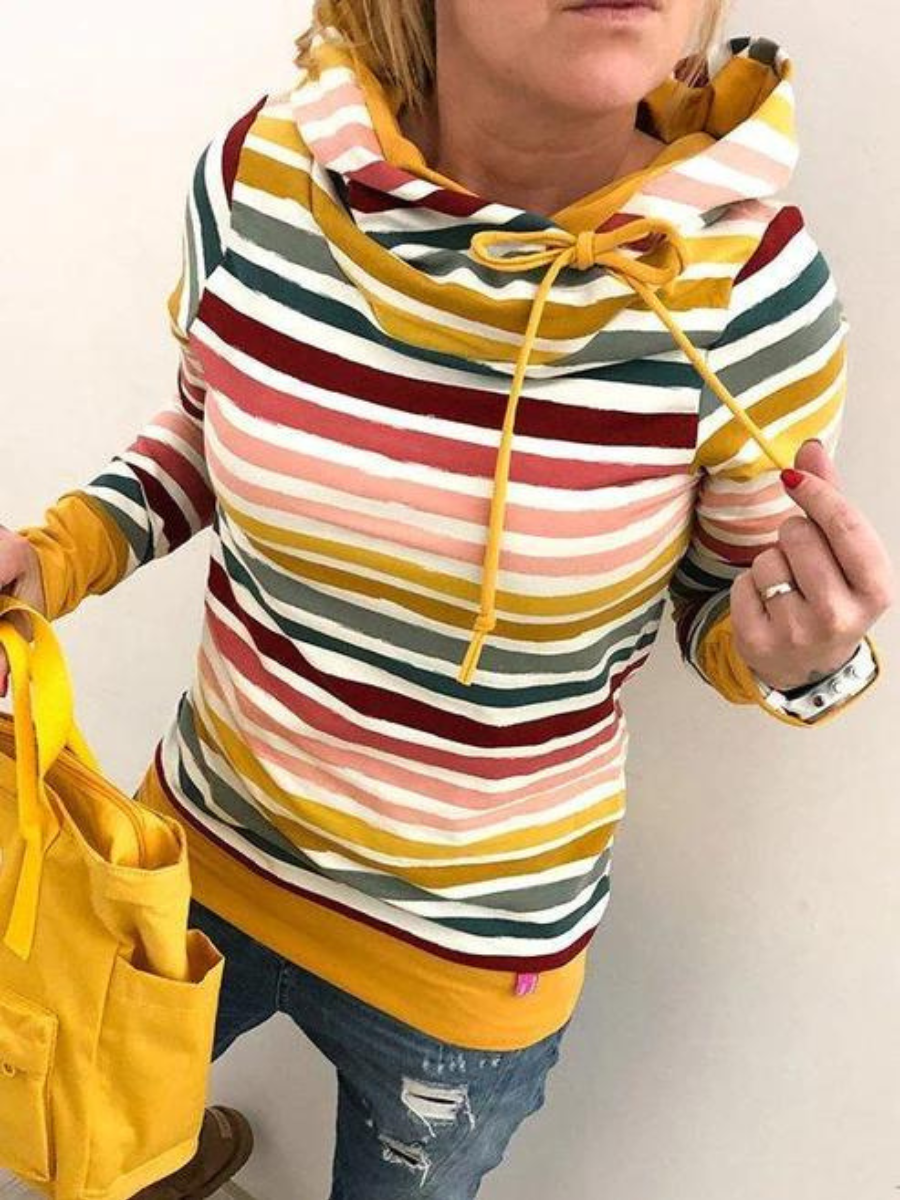 JO | Chic colorful striped sweater