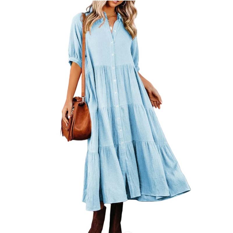 JO | Midi shirt dress with pockets