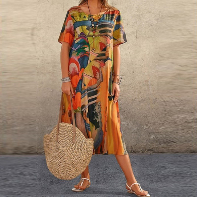 JO | Effortless off-the-shoulder maxi dress