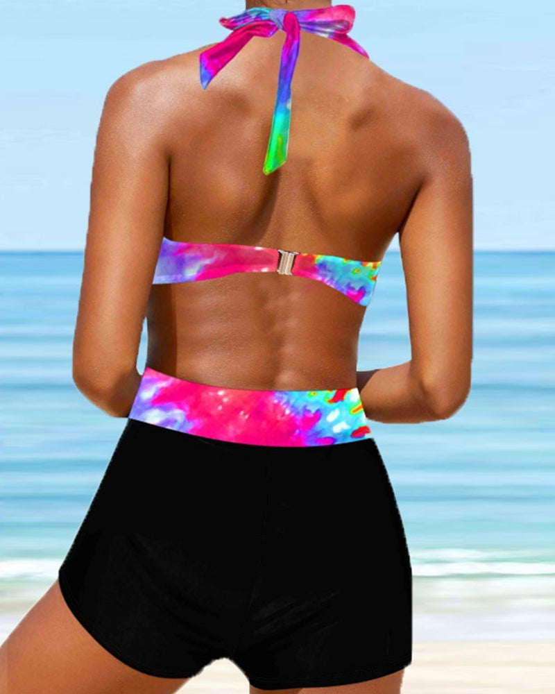JO | Neckholder Crossbikini med Band