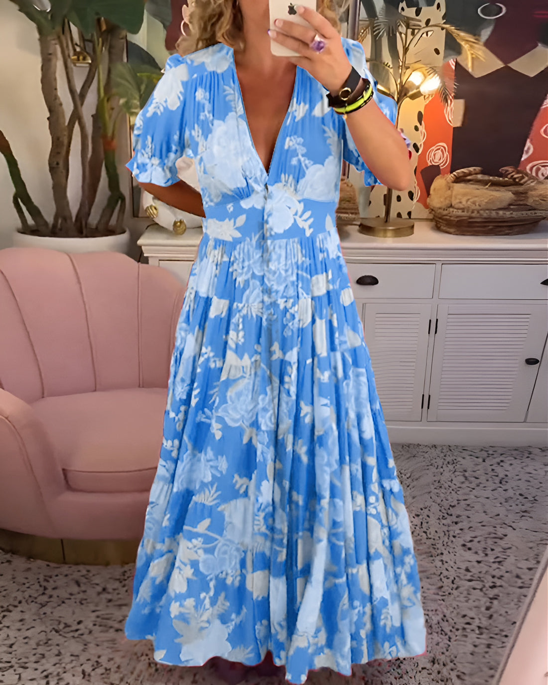 JO | LANA ���� SUMMER BLOSSOM MAXI DRESS