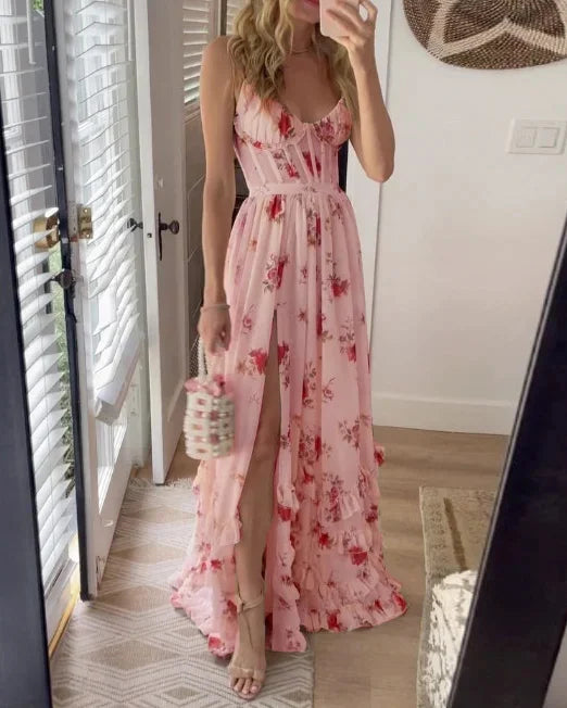 JO | Elegant floral maxi dress