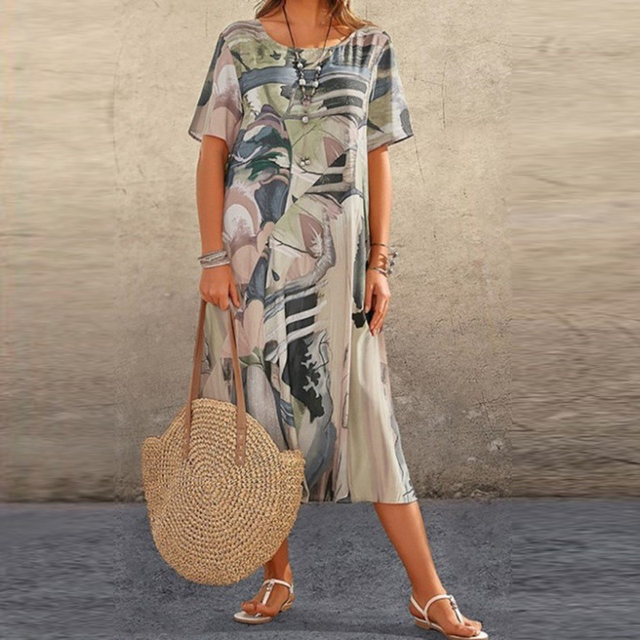 JO | Effortless off-the-shoulder maxi dress