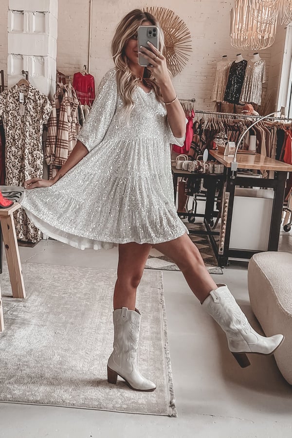 JO | Sequin glittering mini dress