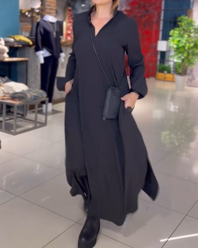 JO | Longline Elegant shirt dress