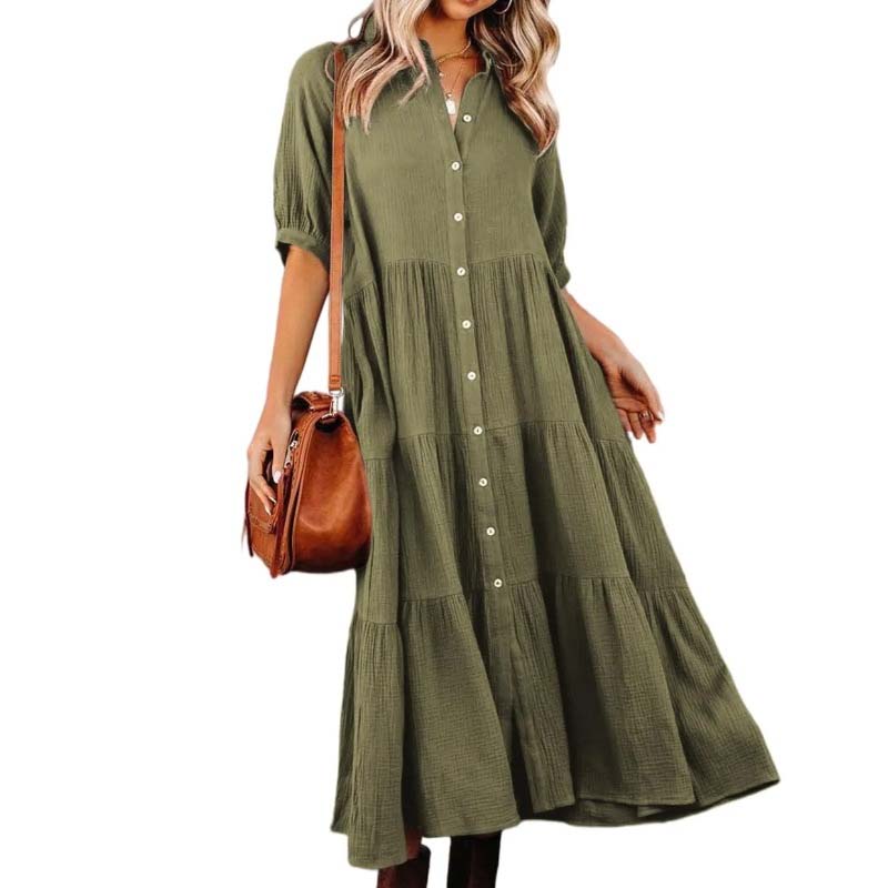 JO | Midi shirt dress with pockets