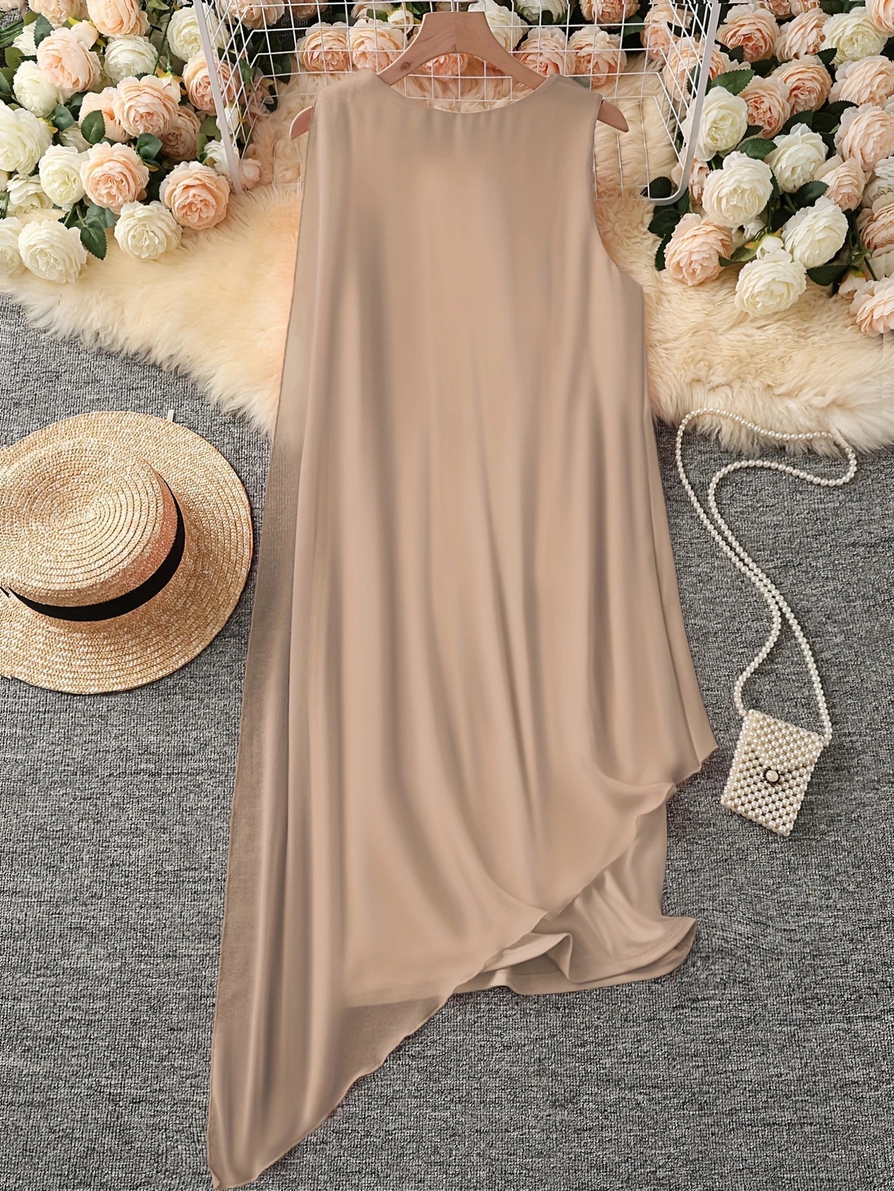 JO | TIMELESS SLEEVELESS MIDI DRESS