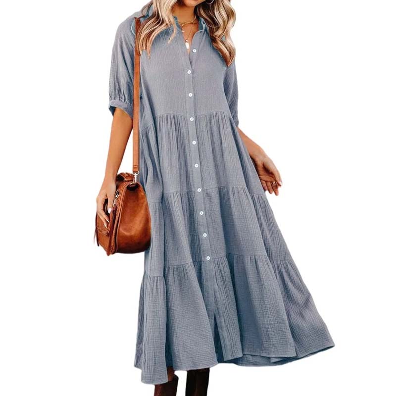 JO | Midi shirt dress with pockets
