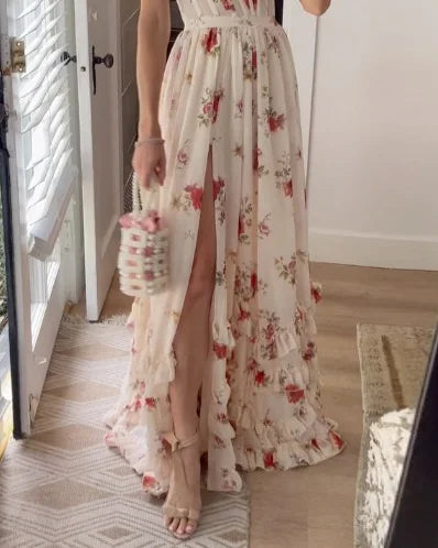 JO | Elegant floral maxi dress