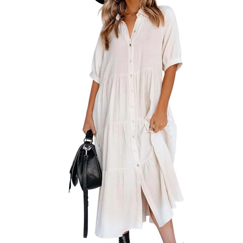 JO | Midi shirt dress with pockets