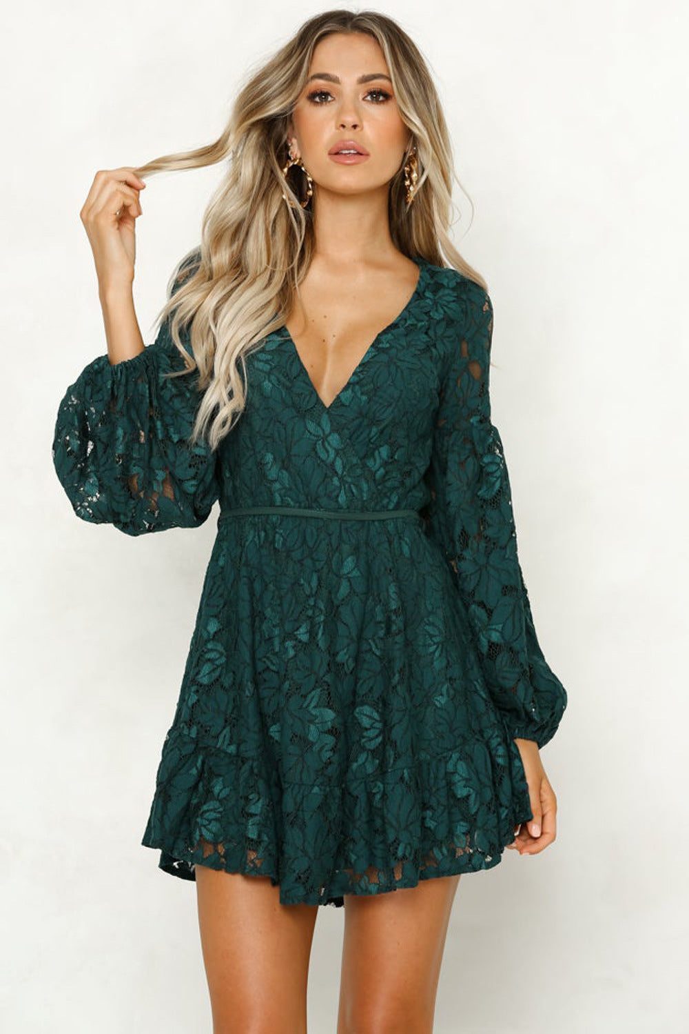 JO | Lace-up shirt dress