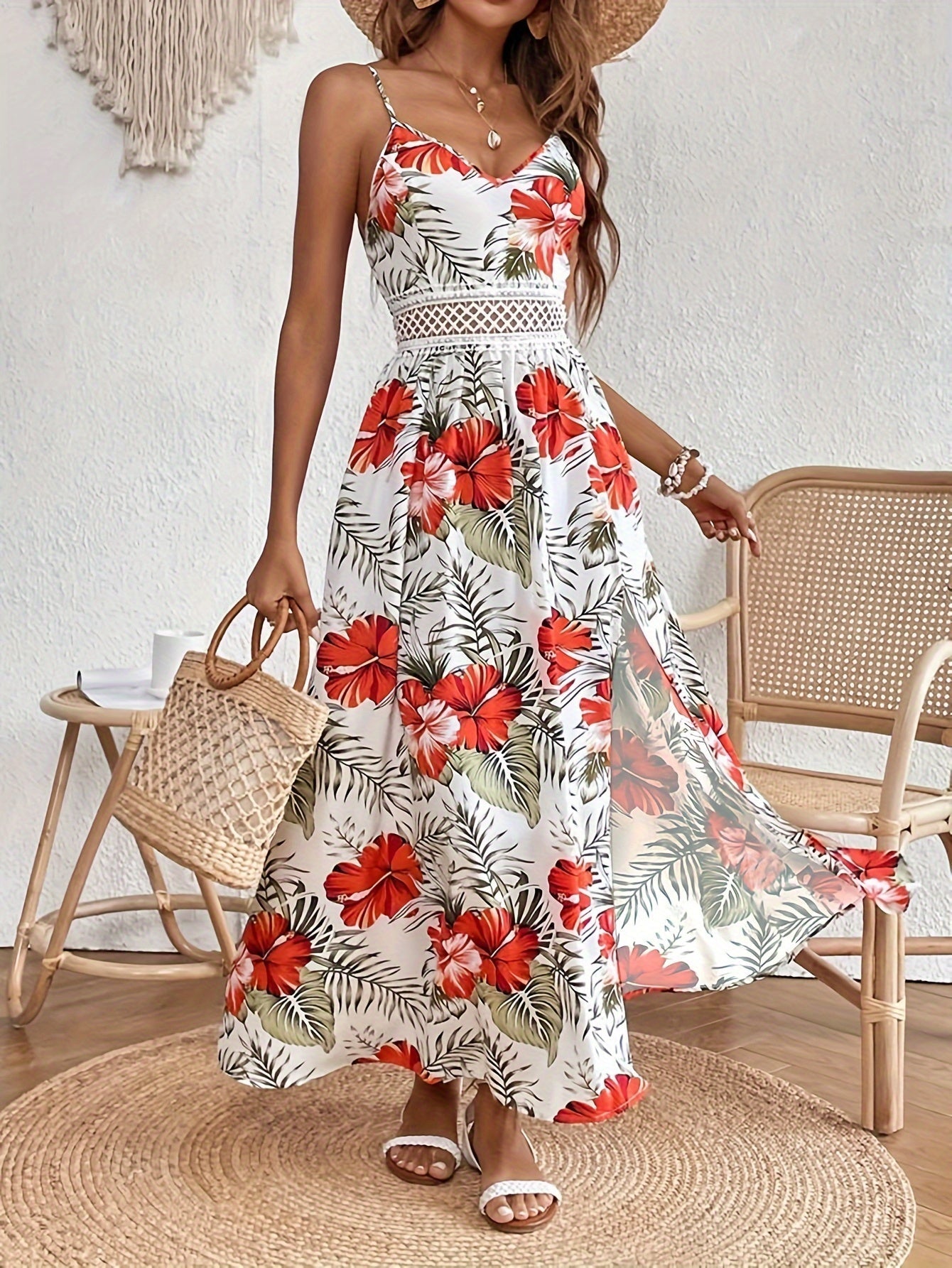 JO | Elegant floral maxi dress