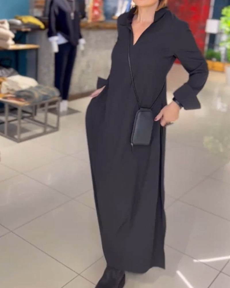 JO | Longline Elegant shirt dress