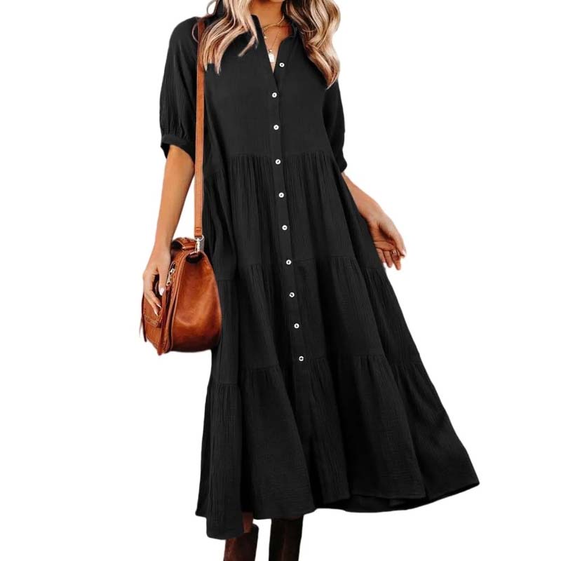 JO | Midi shirt dress with pockets