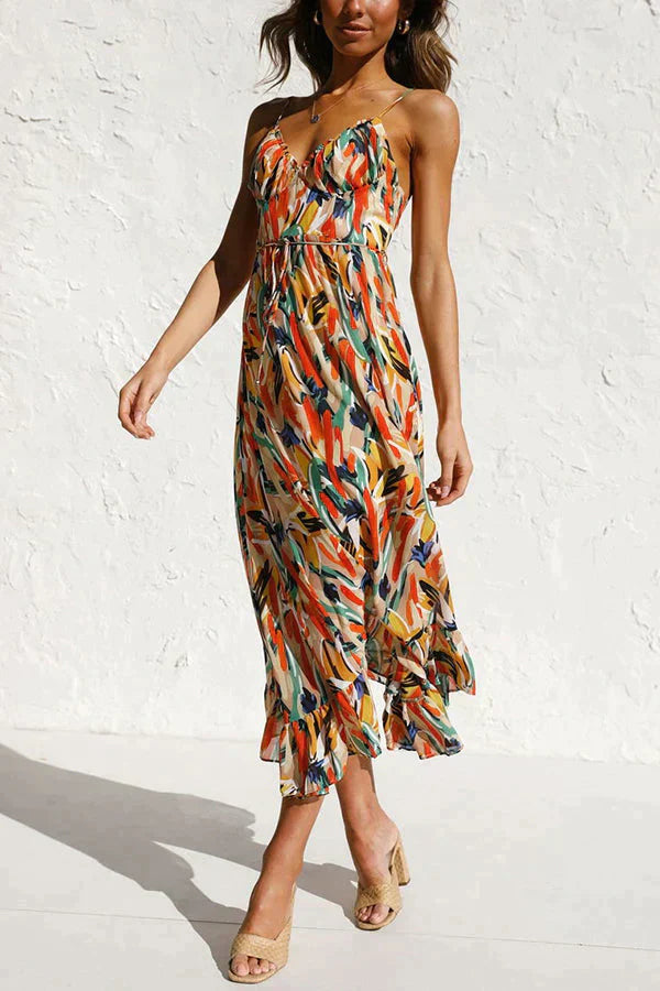 JO | Colorful midi dress