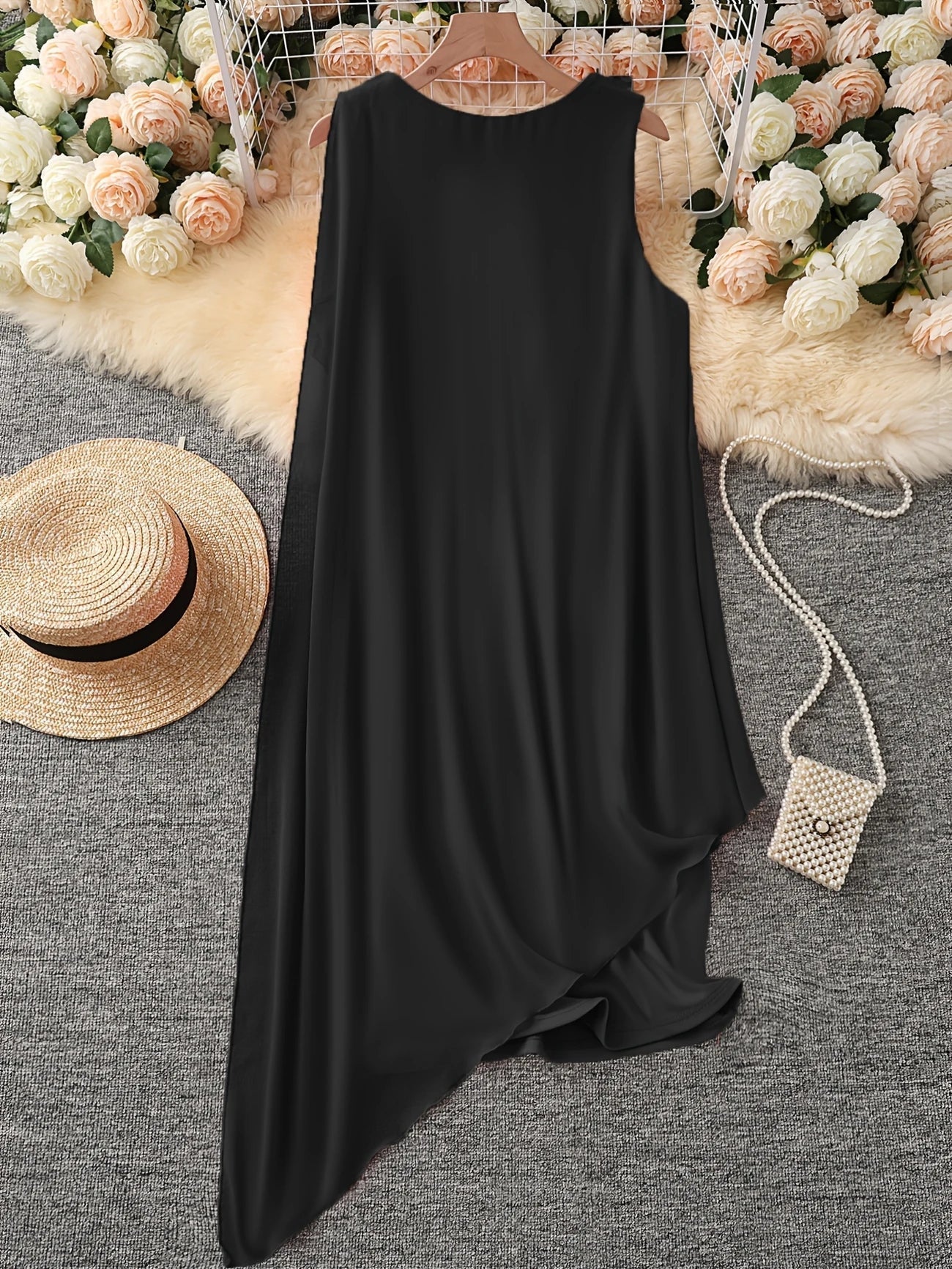 JO | TIMELESS SLEEVELESS MIDI DRESS