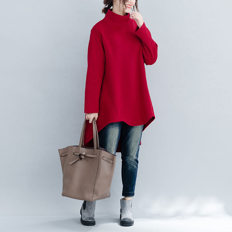 JO | Fashionable mid-length sweater