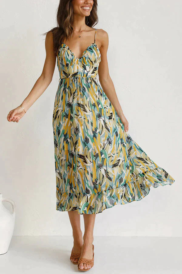 JO | Colorful midi dress