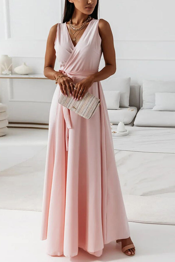 JO | Wrap strap maxi dress