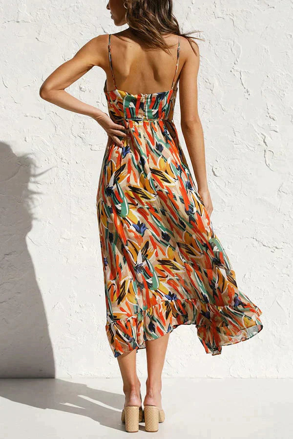 JO | Colorful midi dress
