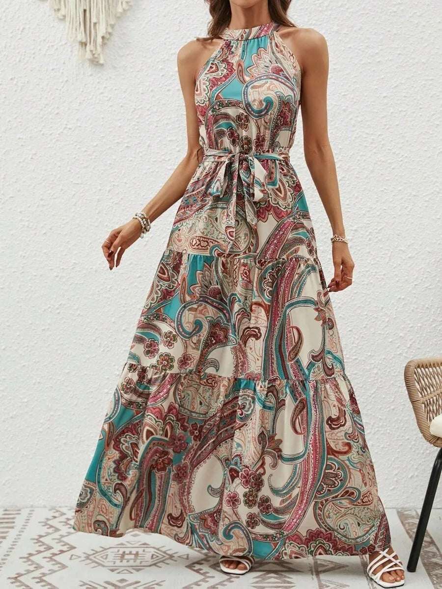 JO | Retro maxi dress with turtleneck