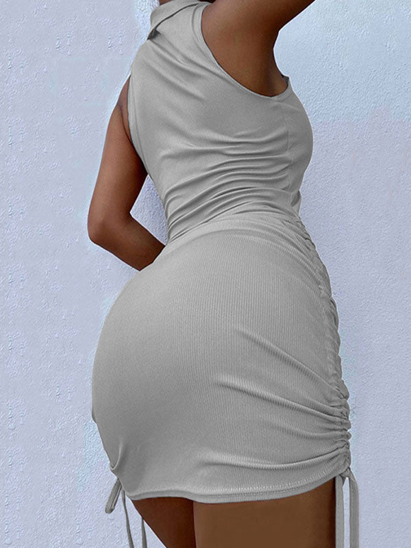 JO | Polo V-neck bodycon mini dress