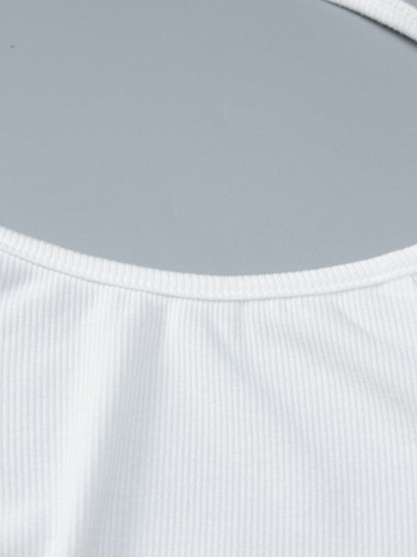 JO | White Backless long-sleeved mini dress