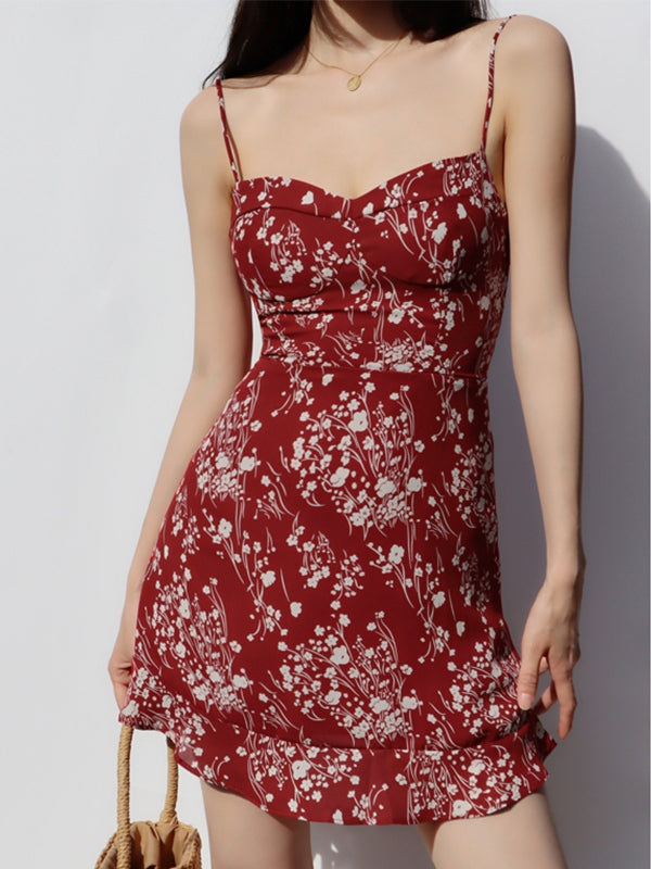 JO | Vintage Ruffle Floral Mini Dress