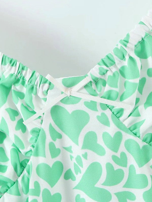 JO | Printed backless tank mini dress