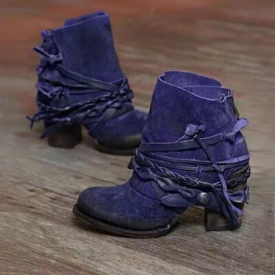 JO | Rustic boho wrap boots